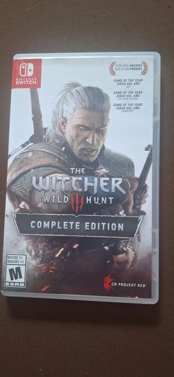 The Witcher 3 edição completa switch 