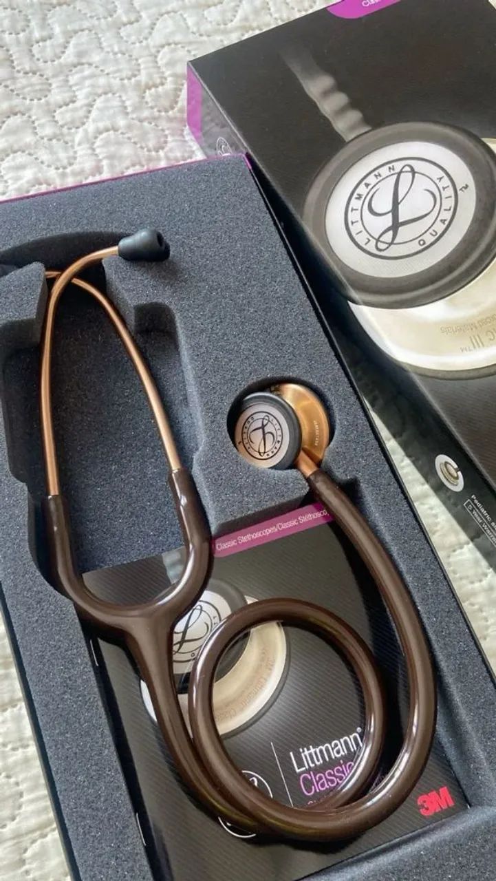 Estetoscópio 3M Classic III Chocolate-Cobre 5809 Littmann Chocolate