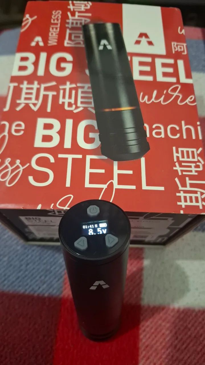Maquina de Tatuagem Aston Big Steel Wireless - Foto 3