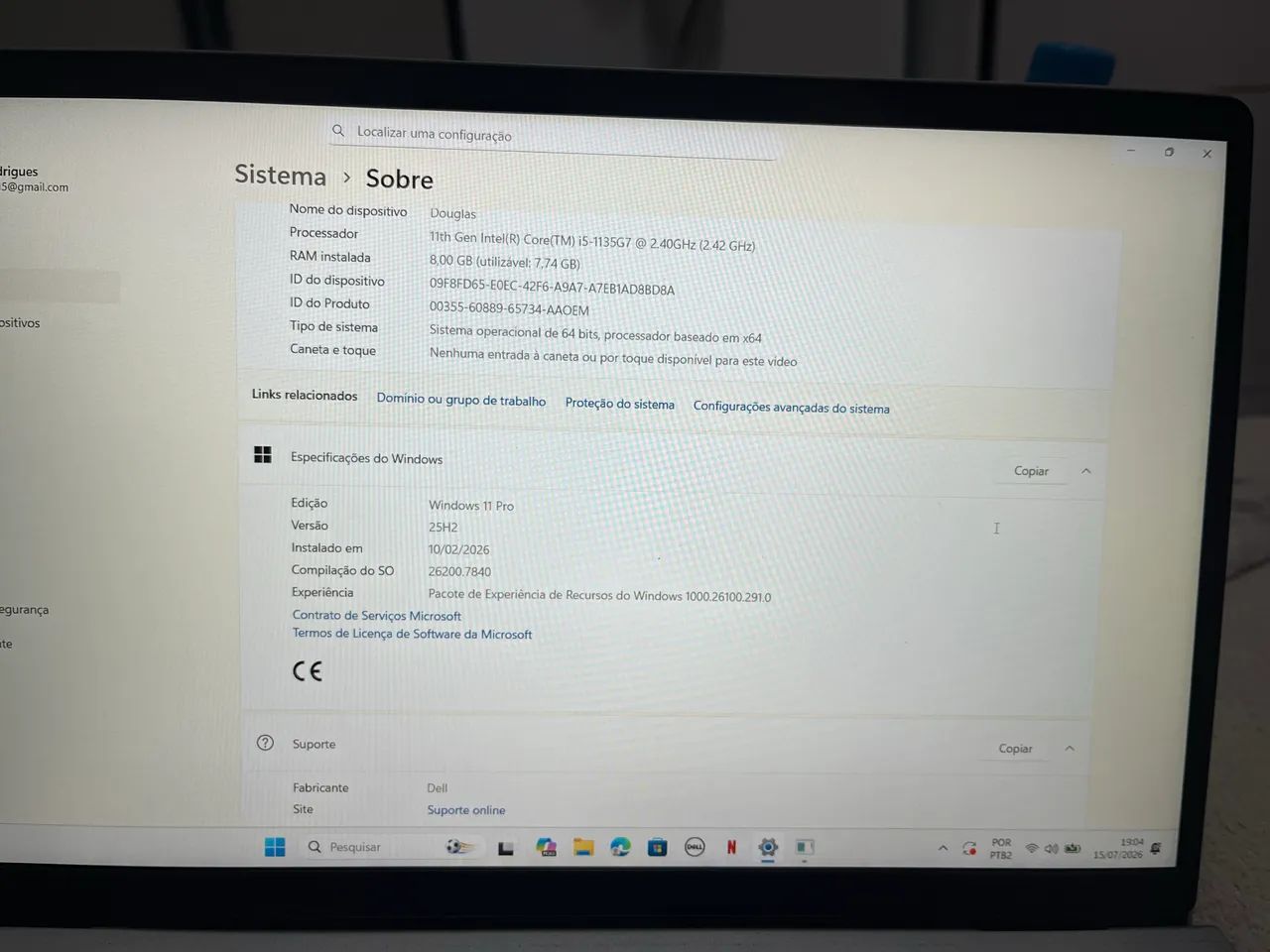 Notebook Dell Inspirion 15 3511 - Foto 2