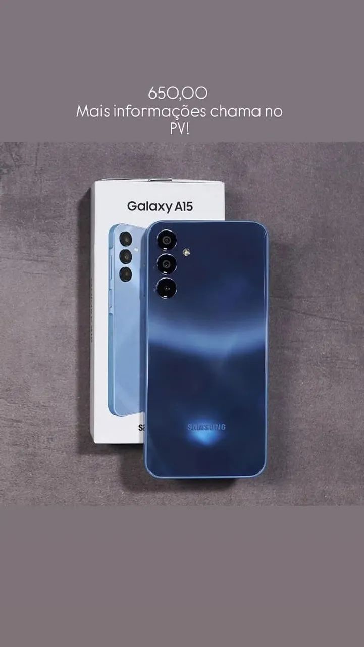 Celular galaxy A15 por 650,00 