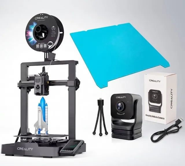 Impressora 3D Ender-3 V3 KE (nivelamento automático)+ Câmera Nebula + Placa Fria - Foto 5