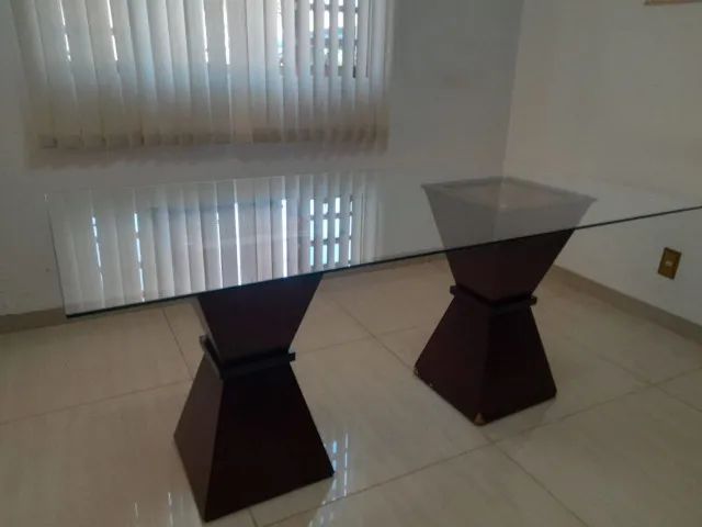 Mesa de vidro para 6 lugares - Foto 2
