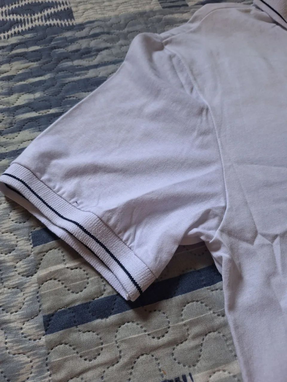 Camisa polo branca GG - Foto 3