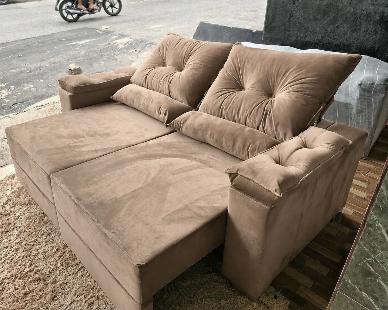 Promoção de sofás retrátil e reclinável 2 lugares  - Foto 3