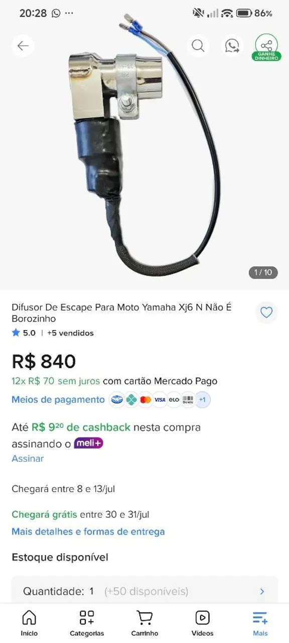 Difusor eletrônico com controle remoto 