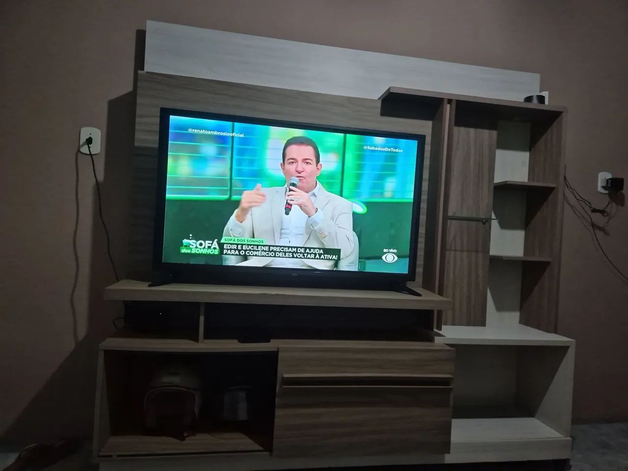 Painel Home para TV com Estante - Foto 2
