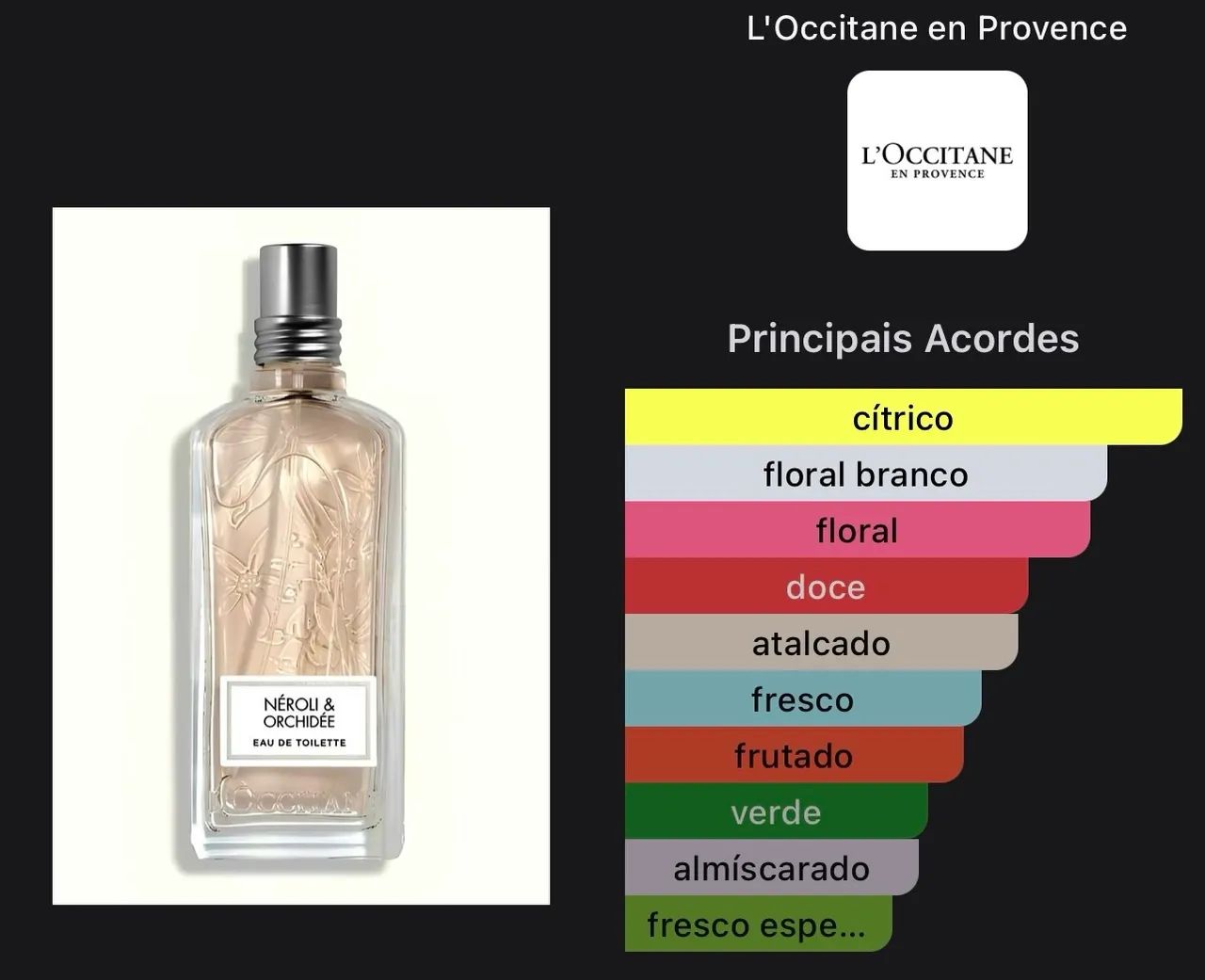 Perfume L?Occitane Néroli & Orchidée 75ml com caixa - Foto 2