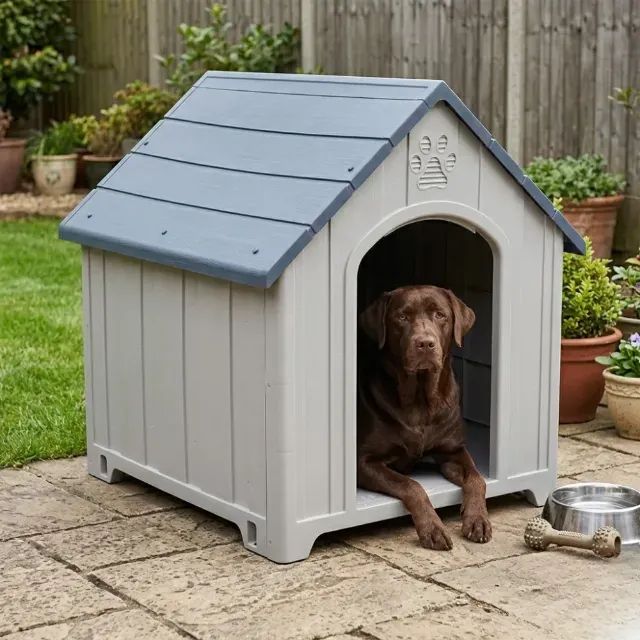 Casa Casinha para Cachorro Extra Grande Resistente Impermeável Fácil Montagem Syberflex - Foto 2