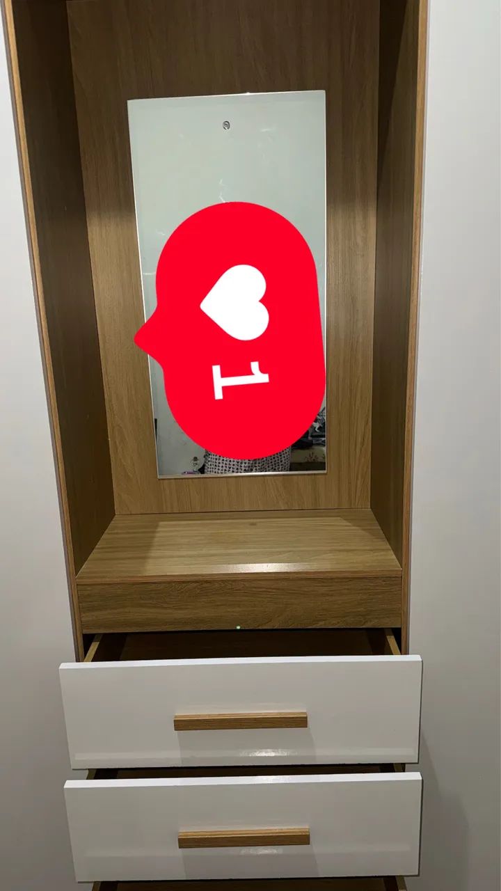 GUARDA ROUPA, COM UM MÊS DE USO  - Foto 5