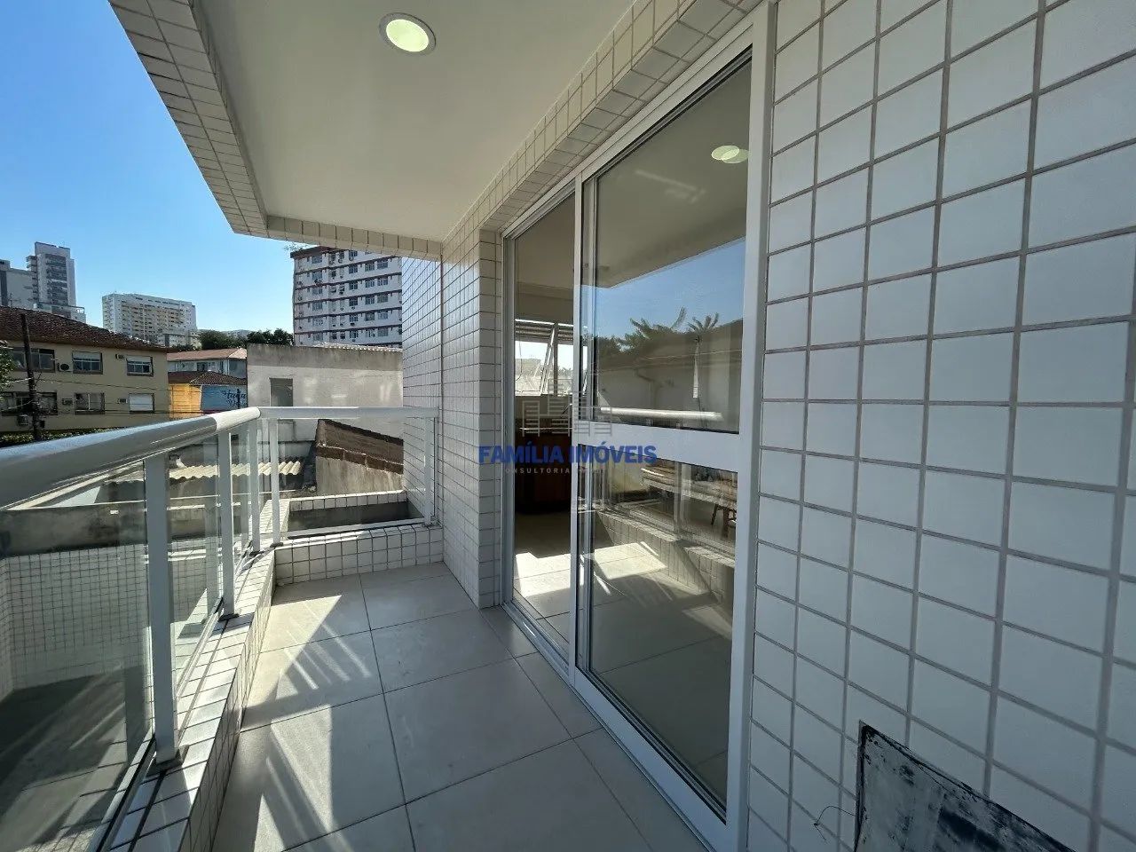 Apartamento para alugar 1 quarto com lazer no Boqueirão Santos SP - Foto 8