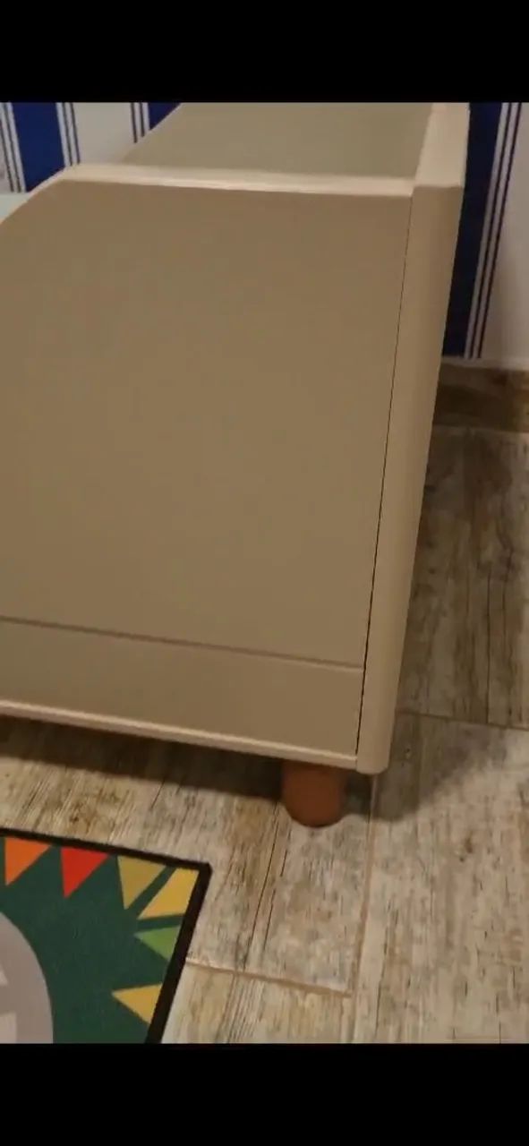 Berço Escandinavo 3 em 1 em Madeira + Mosquiteiro e Saia - Foto 3