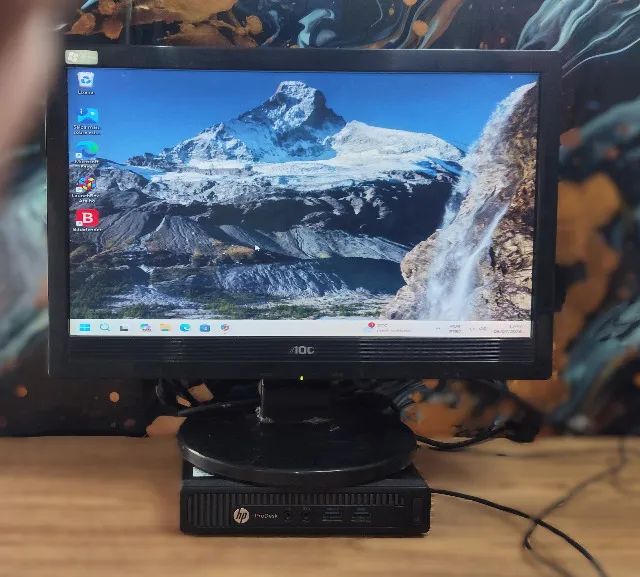 Computador All in one hp mini 600, core i5, 8gb ssd, com jogos