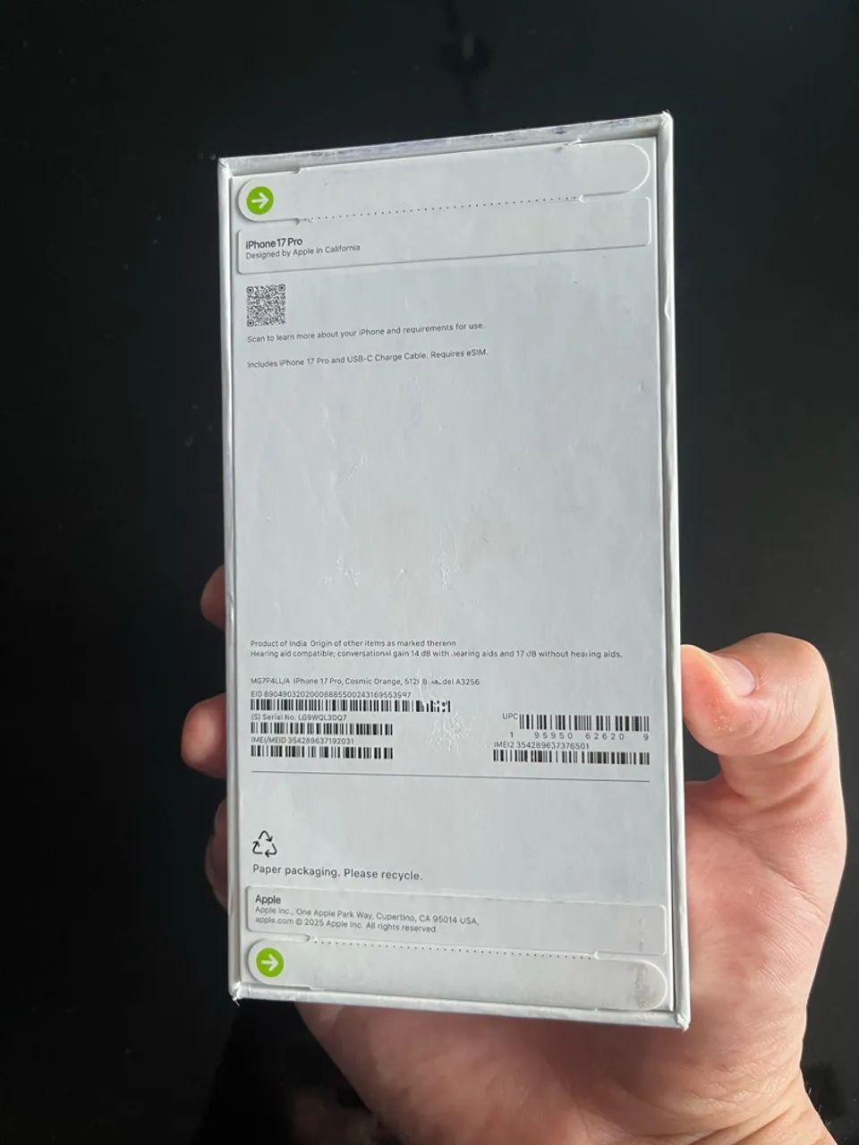 IPhone 17 PRO 512GB - Novo - Lacrado - Foto 3