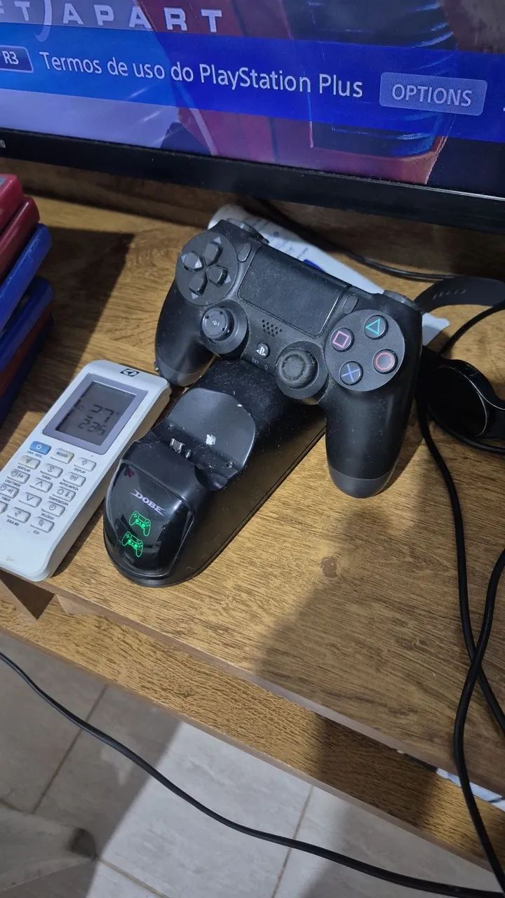 Vendo ps4 branco 500gb - Foto 3