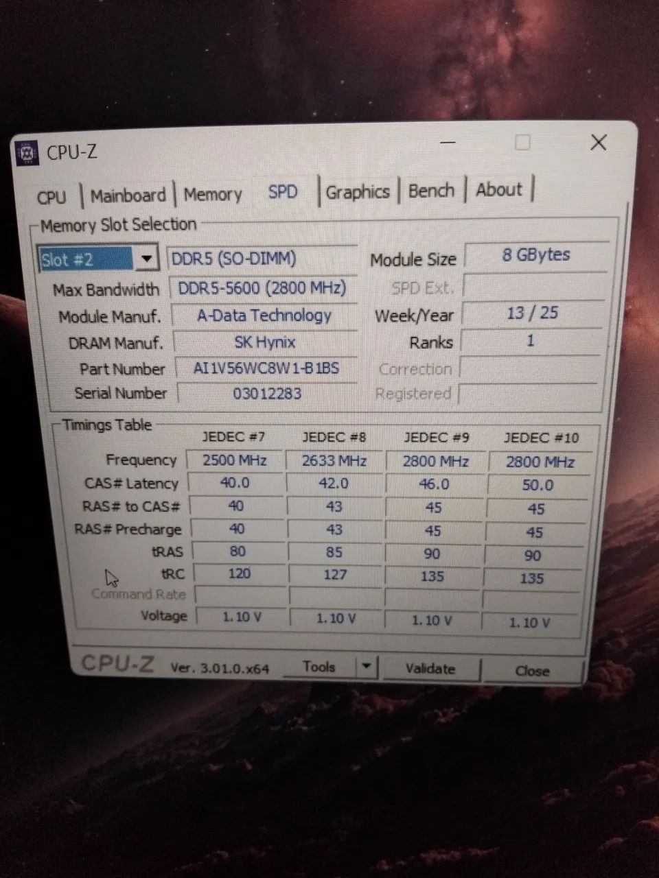 Memoria ram ddr5 8gb 5600 Adata - Foto 4