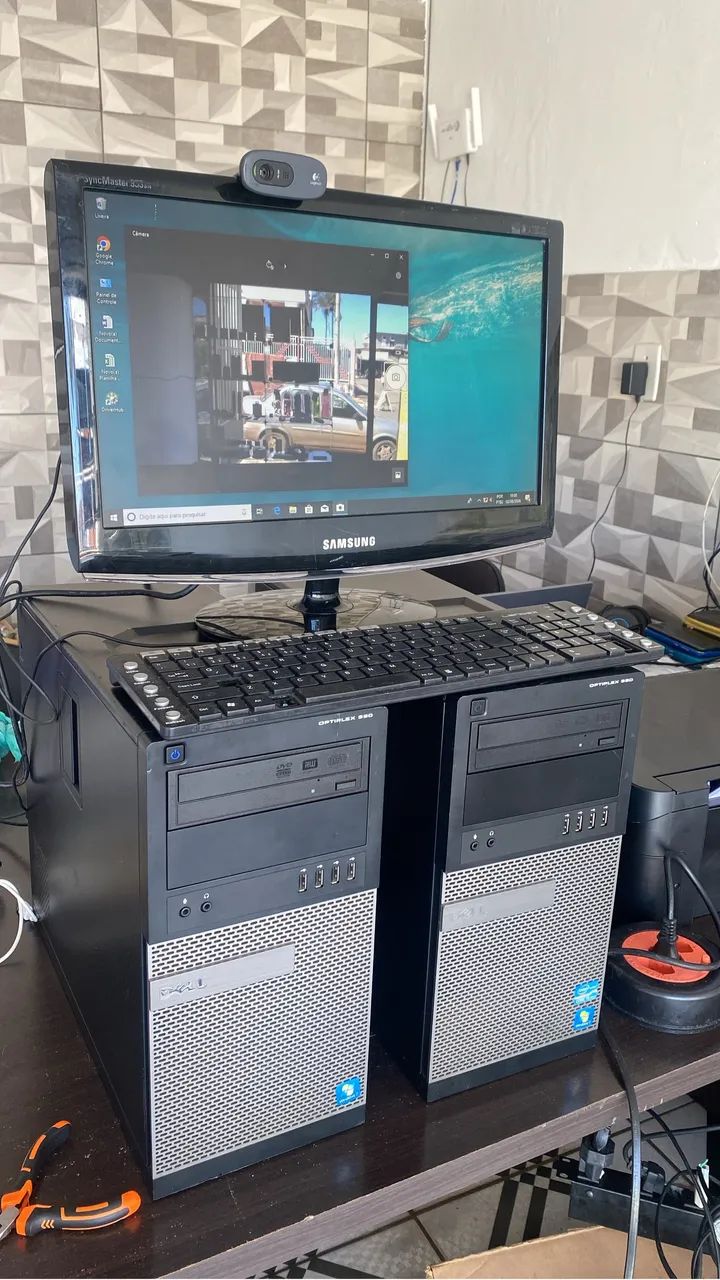 Dell CPU i5, 8GB RAM, 120GB SSD + Monitor, Keyboard, and Mouse