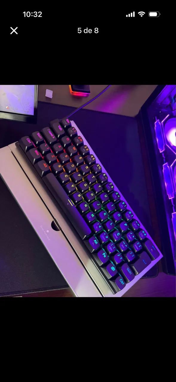 Teclado Redragon FIDD MAGNÉTICO  - Foto 3
