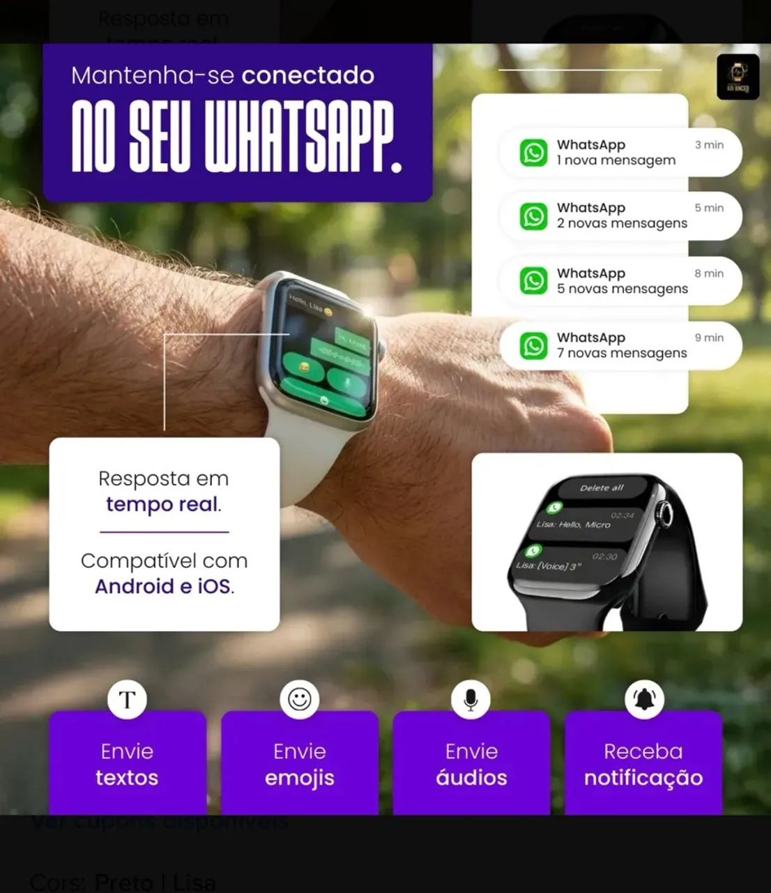 Smartwatch S11 Pro Amoled 47mm - Foto 4