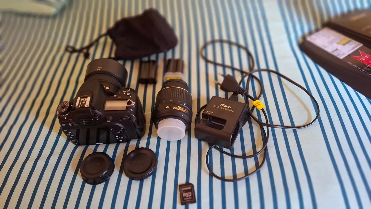 Câmera Nikon D7100 com lente 50mm 1.8g + 18-50mm - Foto 3