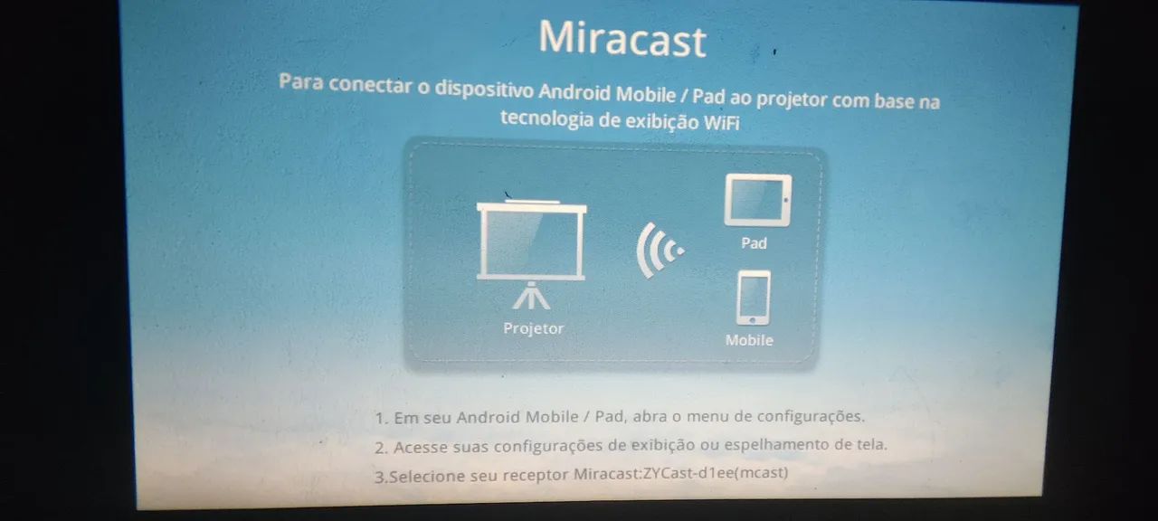 Projetor para celular e notebook  - Foto 5