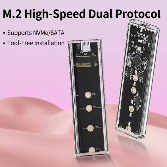 Case NVME M2 SSD, USB A - Foto 5