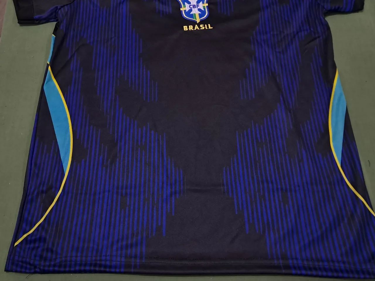 Camisa do Brasil versão Jordan.Preta e azul. - Foto 4
