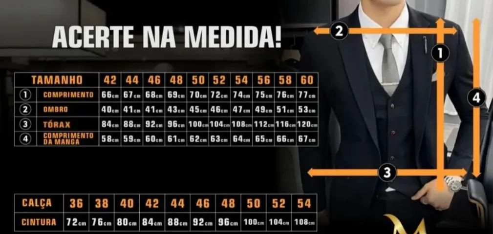 Terno Slim Italiano Microfibra Premium - Foto 2