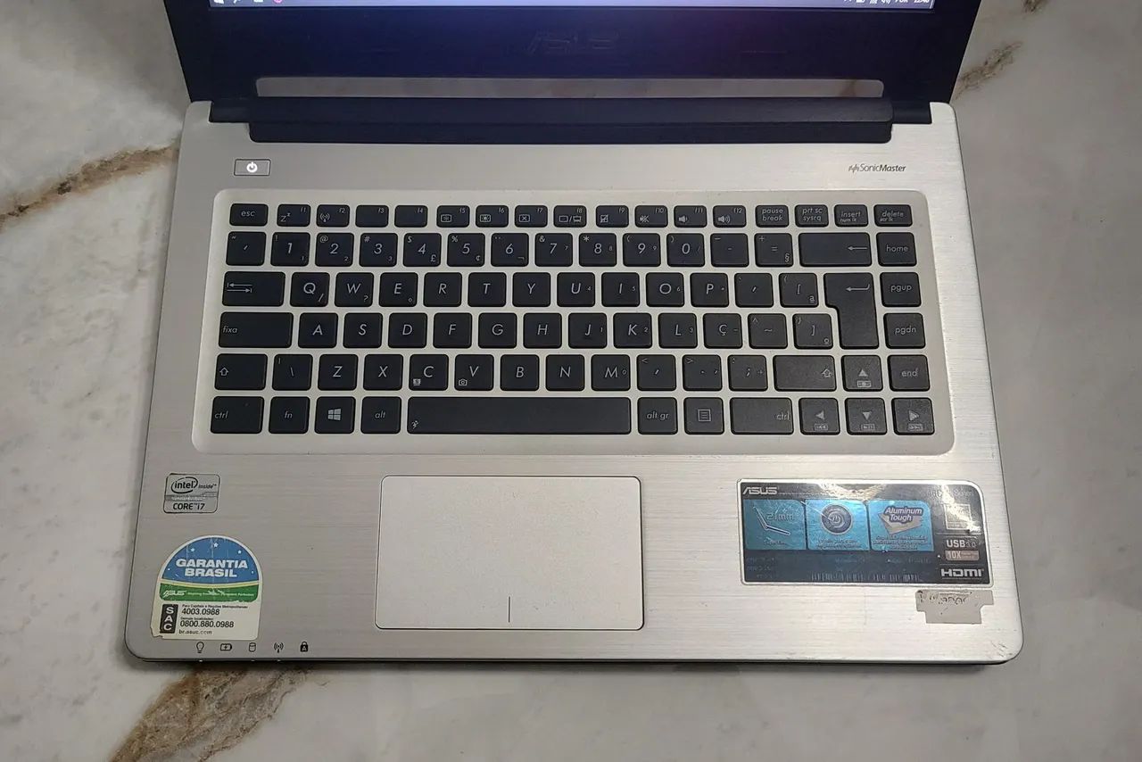NOTEBOOK ASUS INTEL CORE I7 - 1000GB E 8GB MEMORIA - ZERO DEFEITO  - Foto 2