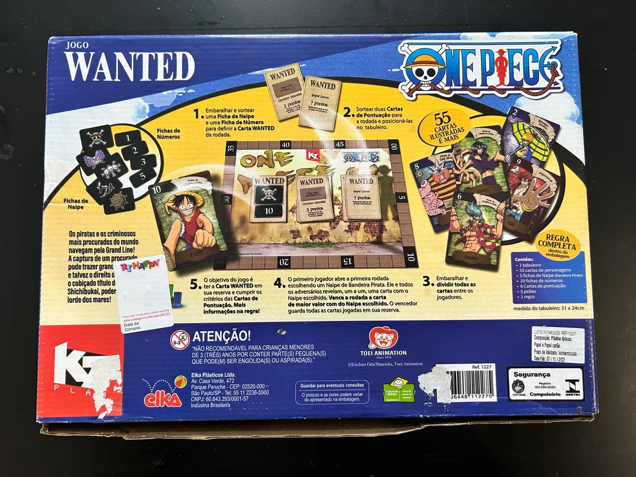 Jogo de Tabuleiro Wanted - One Piece - Foto 2