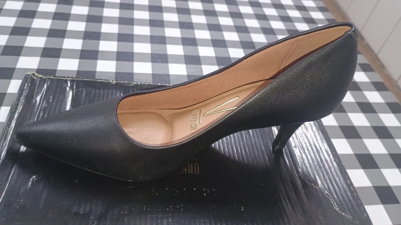 Scarpin preto Vizzano  - Foto 3
