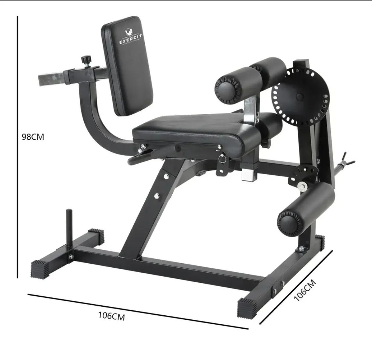 Cadeira Extensora E Flexora Exercit Mod. Ec-4.0 Para Anilhas - Foto 2