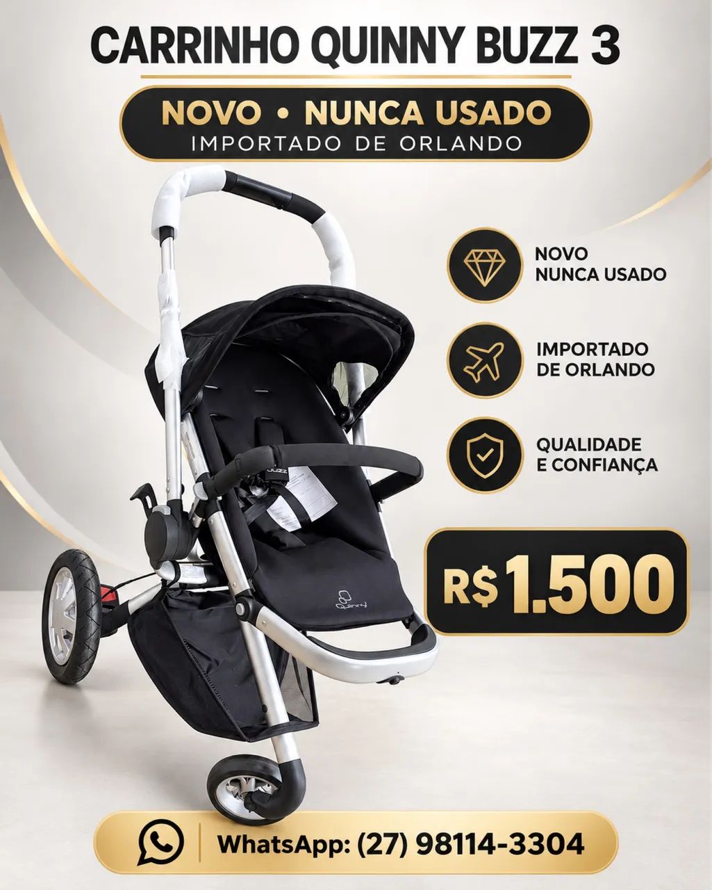 Carrinho de bebê quinny buzz - Foto 3