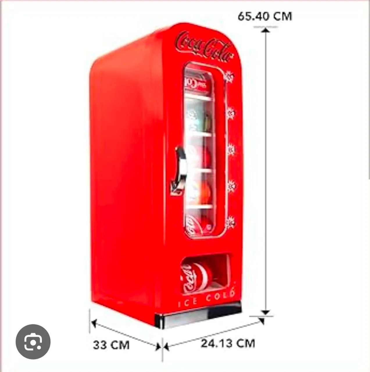 Cooler Coca Cola Vending Retro/decoração - Foto 3