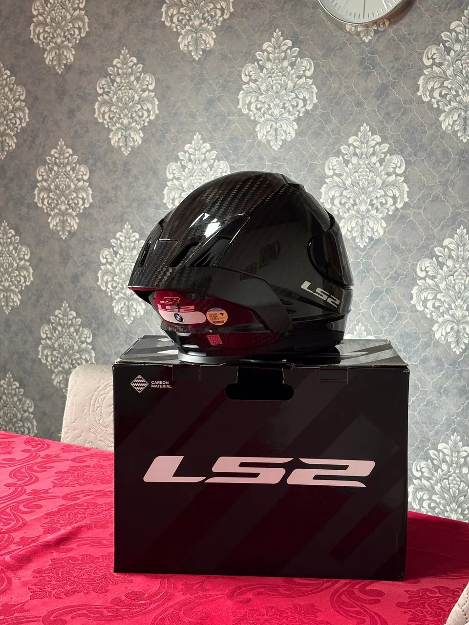 Capacete LS2 Dragon Solid Carbon  - Foto 3