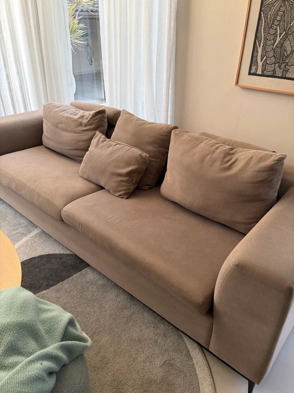 Sofá living 4 lugares, loja Abitare, moderno e de qualidade  - Foto 4