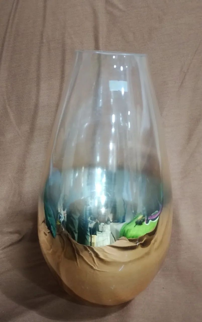 ANTIGO VASO ESPELHADO 