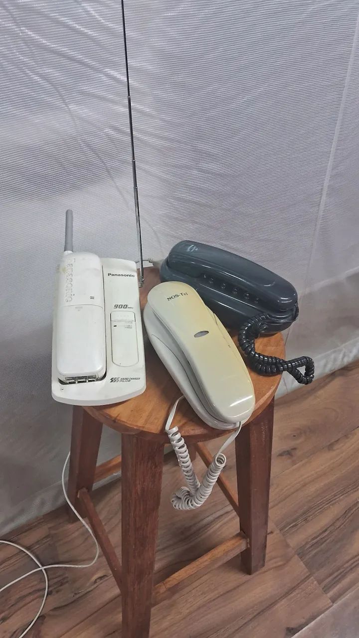 Telefones Fixos Antigos para decoração SEM TESTES 
