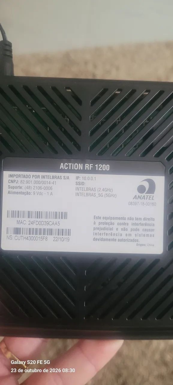 Roteador Action Rf 1200 intelbras  - Foto 2