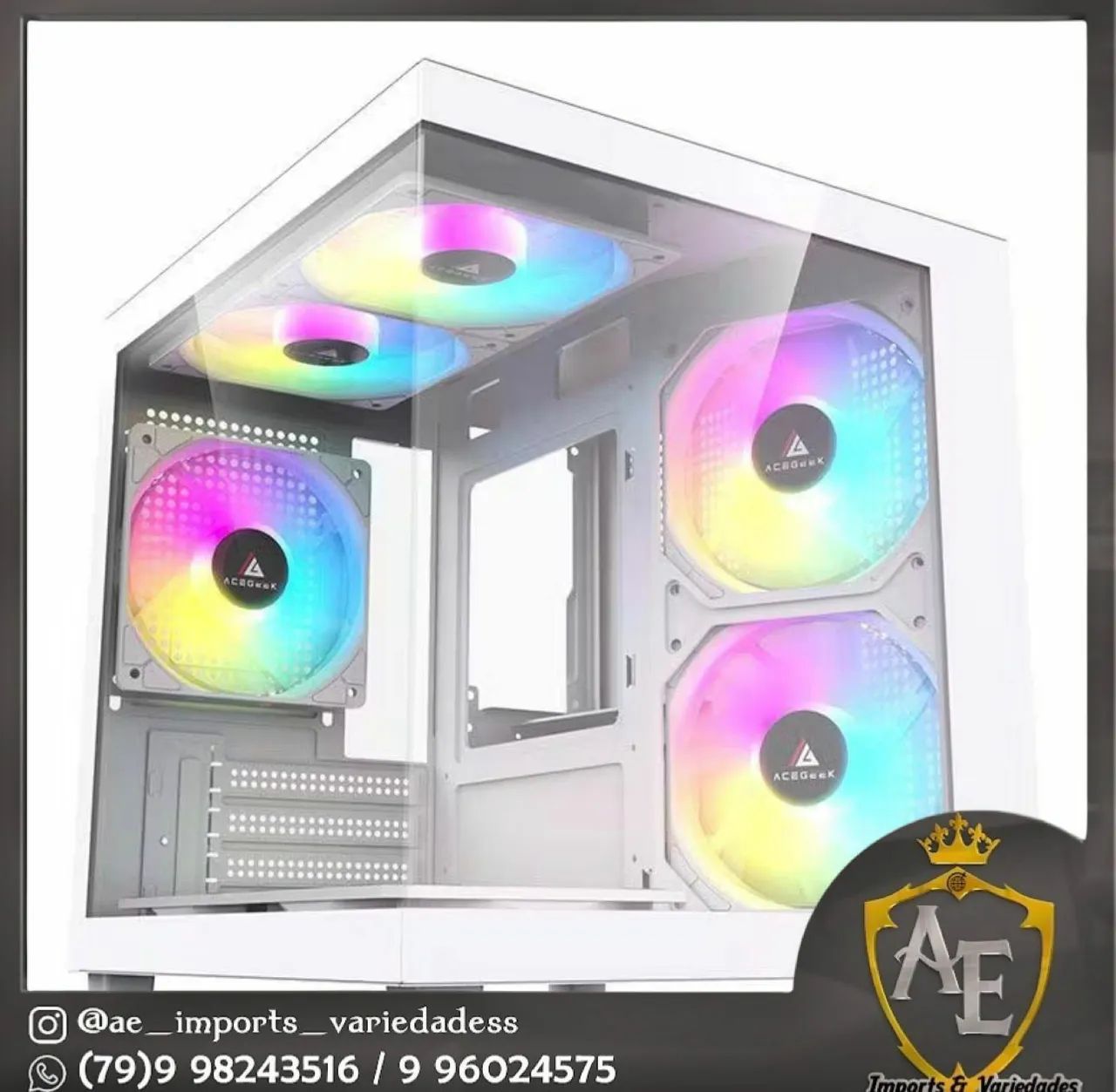 Gabinete aquário Branco 