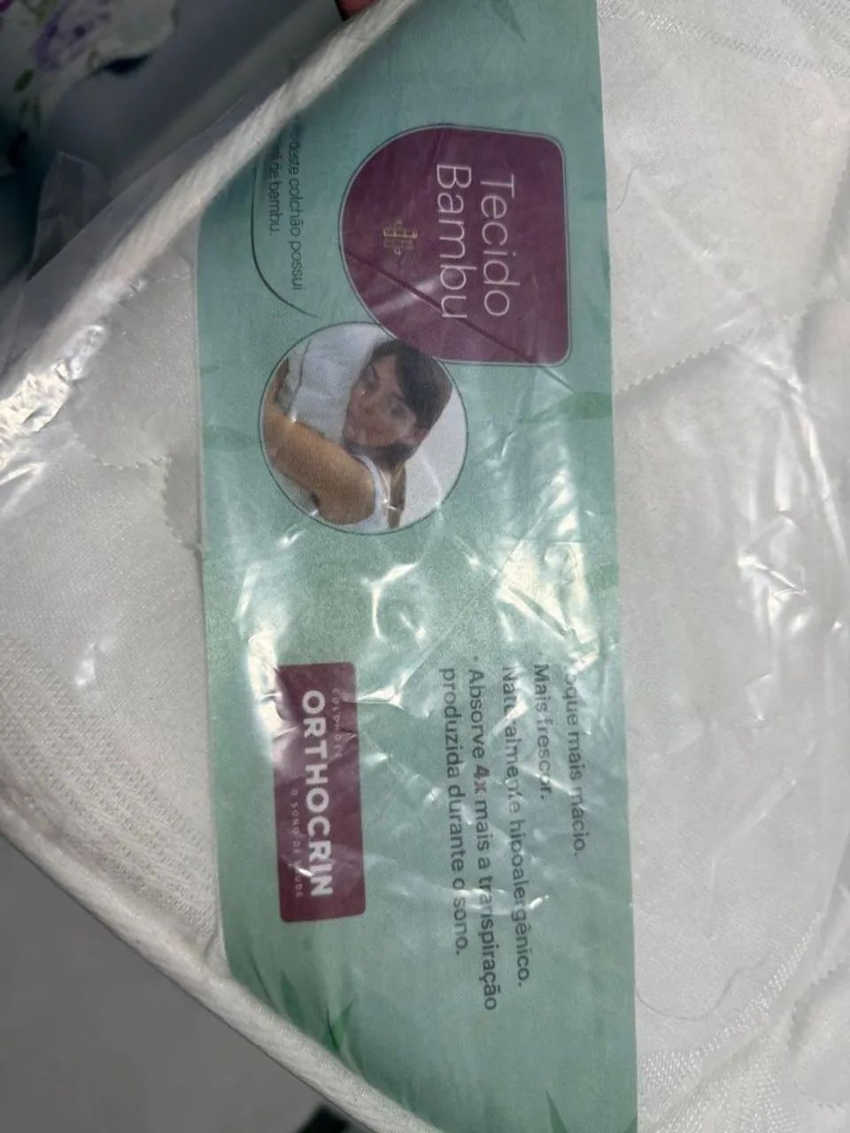 Colchão Quenn Ortopédico Ortobom semi-novo  - Foto 3