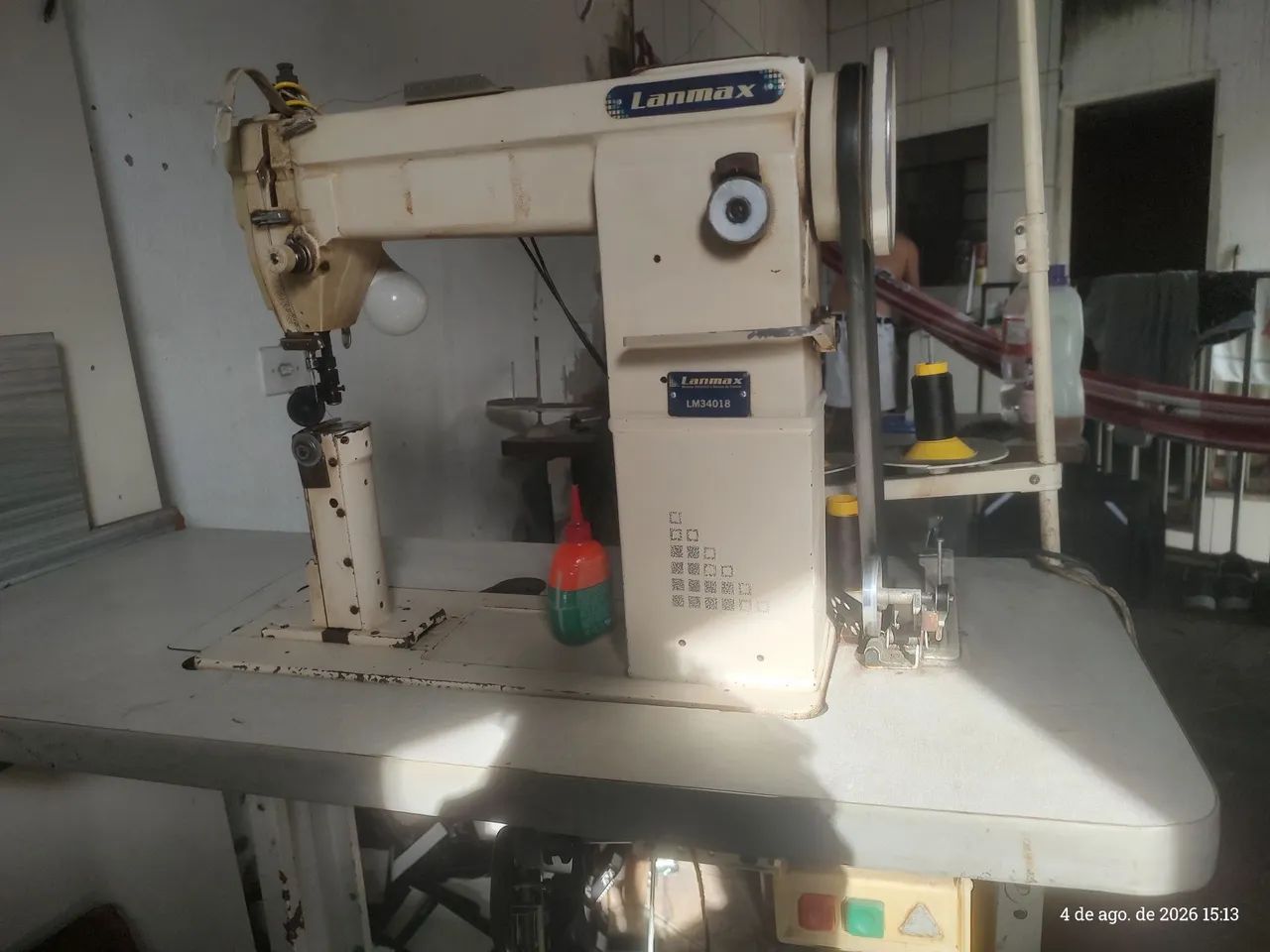 Máquina de costura de coluna lanmax  - Foto 3
