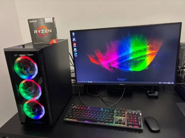 自作PC Ryzen 5300G 8GB(+8GB) NVMe 256GB PC GAMER RYZEN 3 5300G, 16GB DDR4, SSD M.2 NVME 256GB, VEGA 7