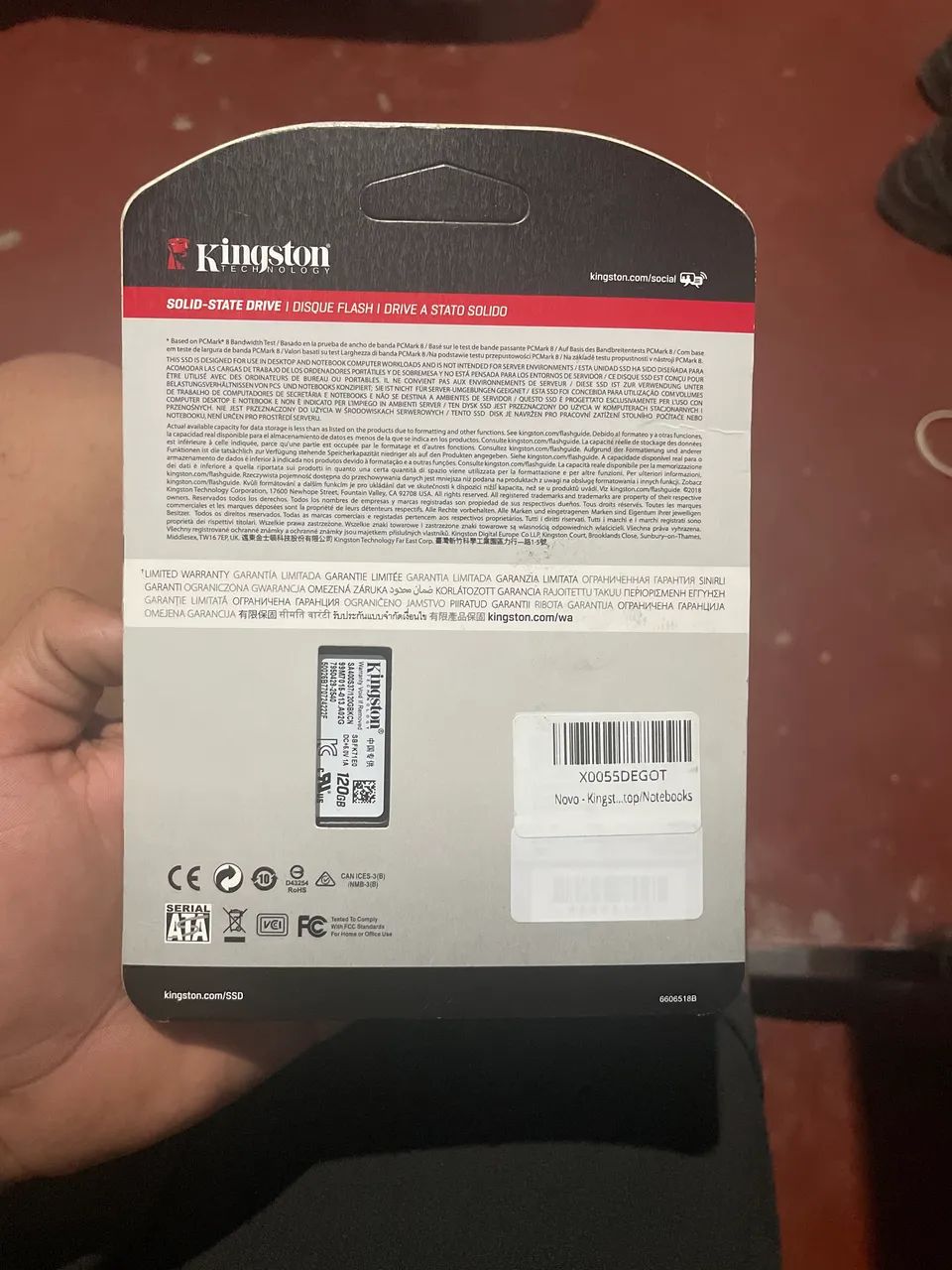 Kingston 120gb novo  - Foto 2