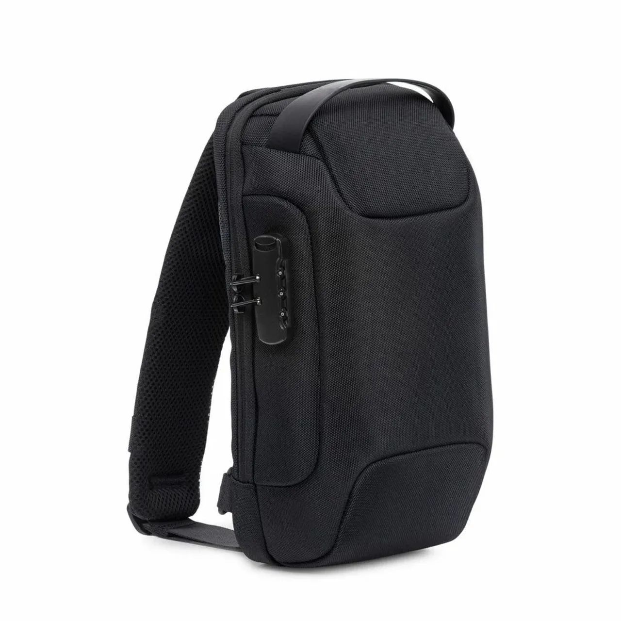 Mochila de Ombro Transversal Gshield Preta 
