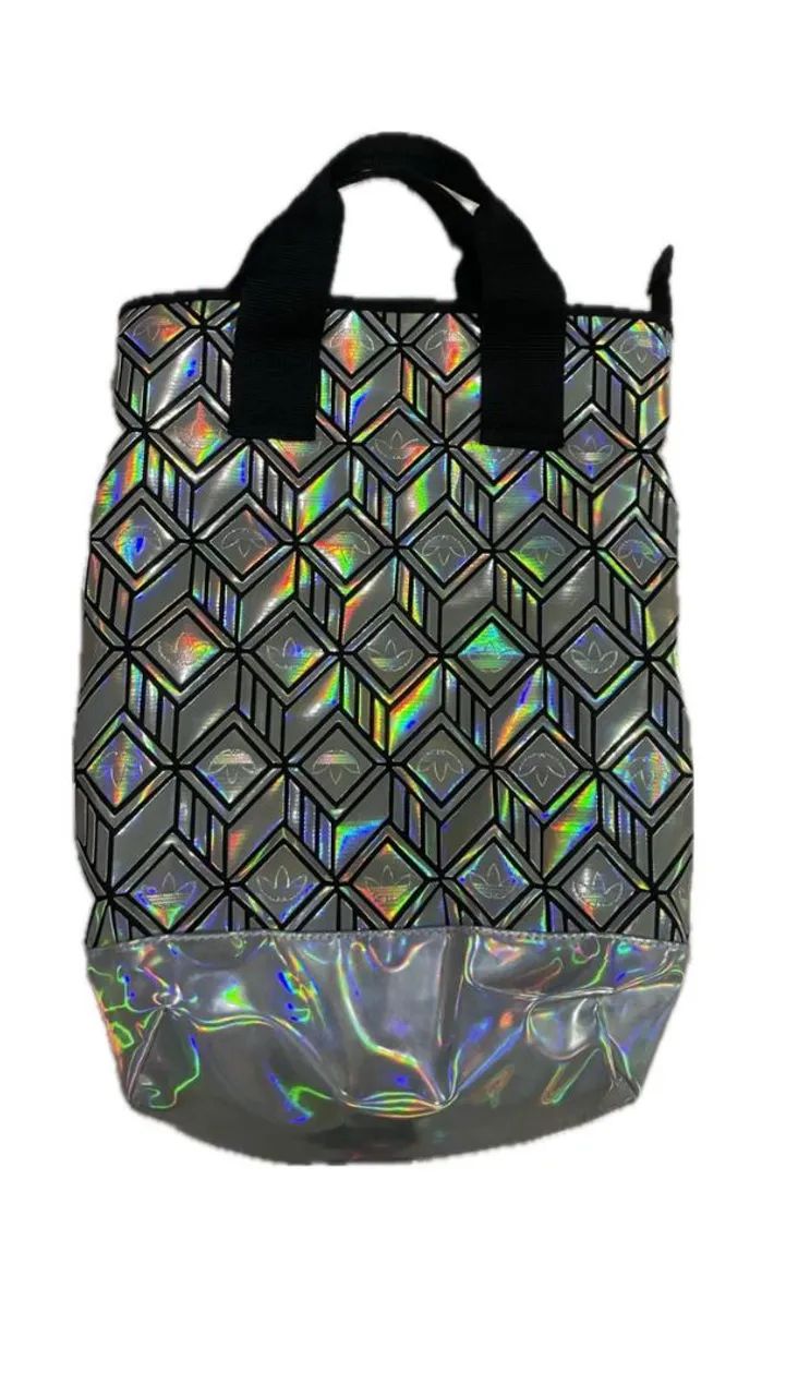 Bolsa/mochila adidas holográfica  - Foto 2