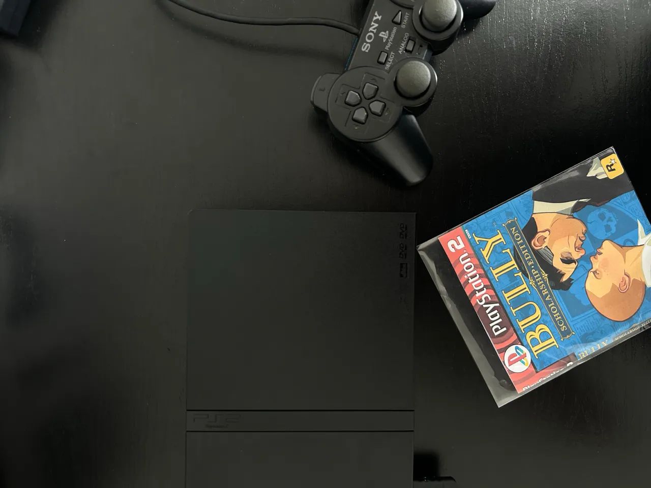 Ps2 Slim desbloqueado + Controle Original + Jogo + Caixa - Foto 4