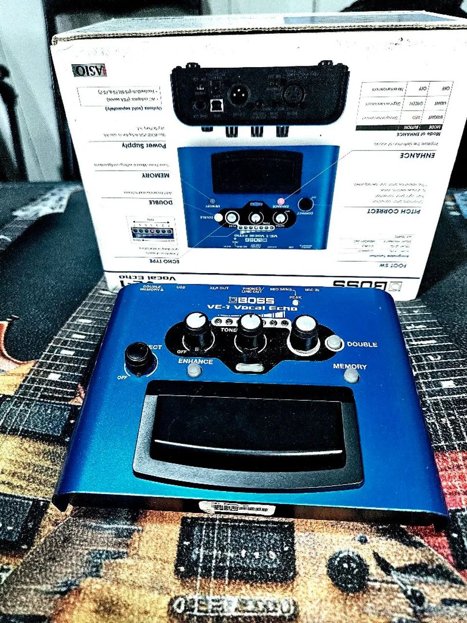 Pedal Processador Vocal Boss VE-1 Vocal Echo (Com Caixa Original