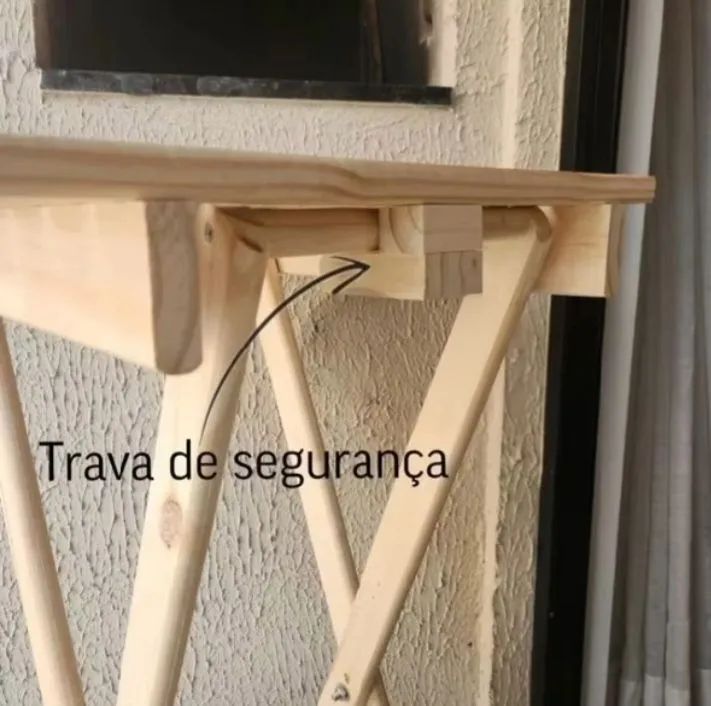Mesa dobrável em pinus - Foto 5