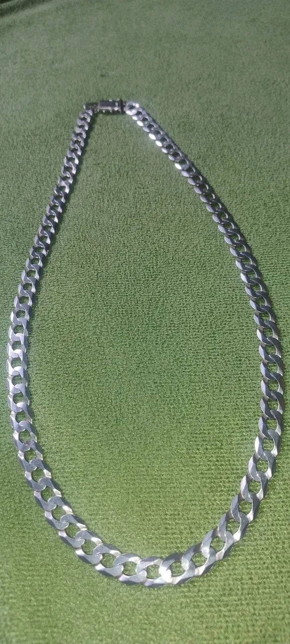 Corrente Prata 925 Grumet 10mm Seminova - Foto 2